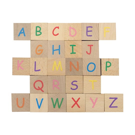 The Freckled Frog 1.5" ABC Blocks Set | Michaels®